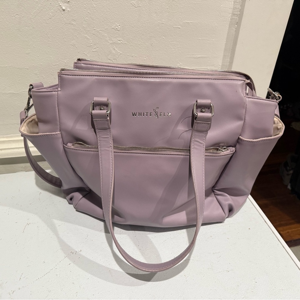 White Elm Lavender Convertible Backpack